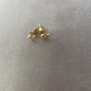 Gold Star Stud Earrings
